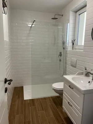 Kupaonica u objektu Pekasovi Seaview Apartament on a beautiful island Krapanj