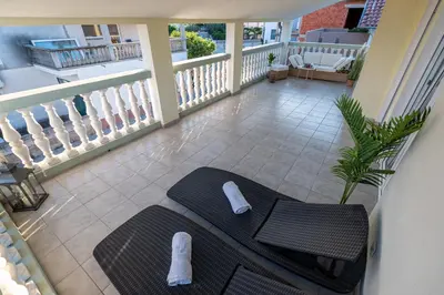 Balkon ili terasa u objektu Magnolia apartmani