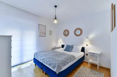 Krevet ili kreveti u jedinici u objektu CROWONDER Adriatic Premium Villa Vodice near the Beach