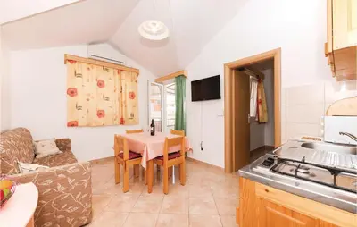 Kuhinja ili čajna kuhinja u objektu One-Bedroom Apartment In Srima