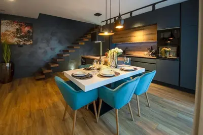 Kuhinja ili čajna kuhinja u objektu Luxury apartment Vista del Sole
