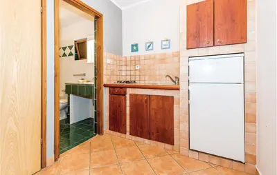 Kuhinja ili čajna kuhinja u objektu One-Bedroom Apartment In Grebastica