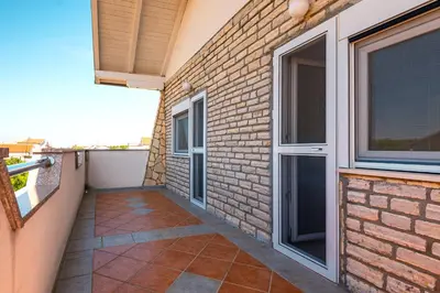 Balkon ili terasa u objektu Blue Swan Residence - Central Pirovac - Beach - Netflix