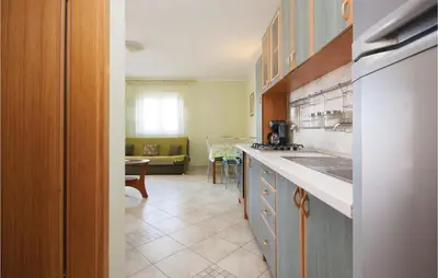 Kuhinja ili čajna kuhinja u objektu Two-Bedroom Apartment In Zatoglav
