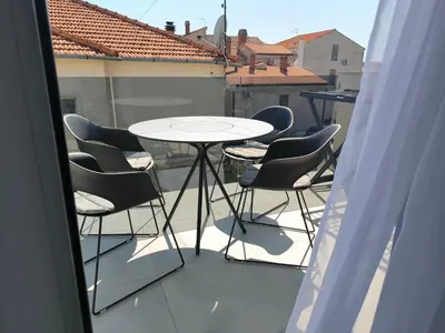 Balkon ili terasa u objektu Luxury Apartments Marina View