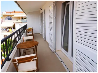 Balkon ili terasa u objektu Apartmani Makelja
