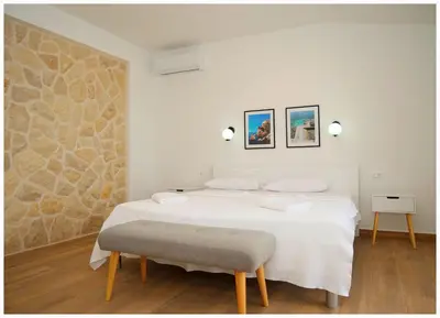 Krevet ili kreveti u jedinici u objektu Apartmani Makelja