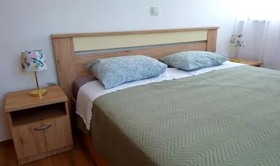 Krevet ili kreveti u jedinici u objektu Apartment Leona