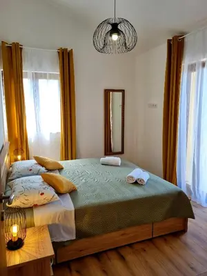 Krevet ili kreveti u jedinici u objektu Apartment Leona