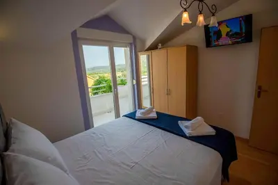 Krevet ili kreveti u jedinici u objektu VILLA OLEA - ŠIBENIK