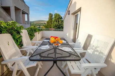 Balkon ili terasa u objektu VILLA OLEA - ŠIBENIK