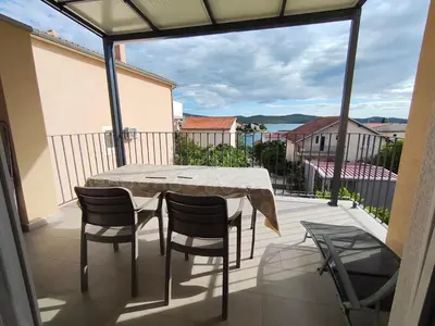 Balkon ili terasa u objektu Spacious 2-bedroom apartment with terrace sea view