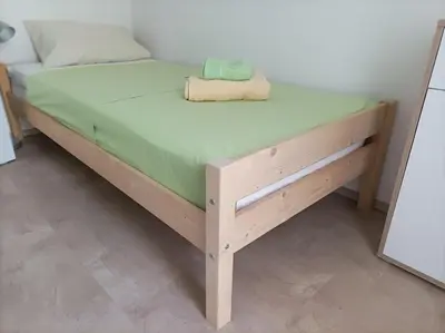 Krevet ili kreveti u jedinici u objektu Spacious 2-bedroom apartment with terrace sea view