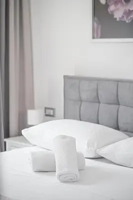 Krevet ili kreveti u jedinici u objektu Perla Luxury Apartment