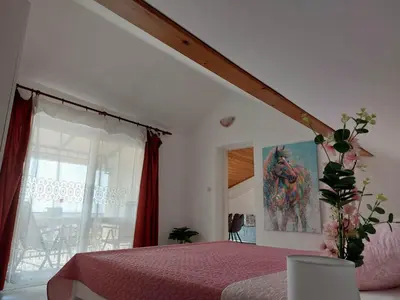 Krevet ili kreveti u jedinici u objektu Apartmani Mare