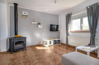 TV i/ili zabavni centar u objektu Villa Manda Adriatic heated pool