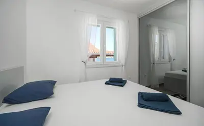 Krevet ili kreveti u jedinici u objektu Villa Krapljunka