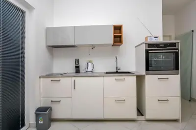 Kuhinja ili čajna kuhinja u objektu Apartments Verdina
