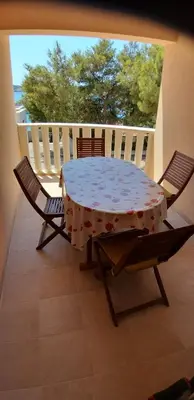 Balkon ili terasa u objektu Apartman Slavica