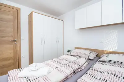 Krevet ili kreveti u jedinici u objektu Mobile home Banovi dvori