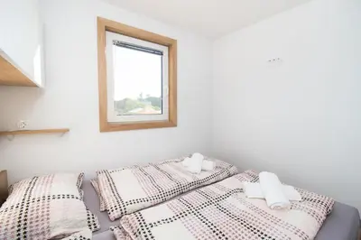 Krevet ili kreveti u jedinici u objektu Mobile home Banovi dvori