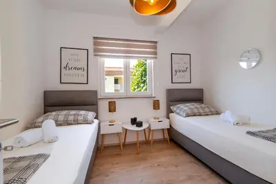 Krevet ili kreveti u jedinici u objektu Apartment Dora family only