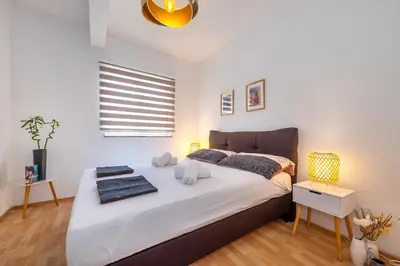 Krevet ili kreveti u jedinici u objektu Apartment Dora family only
