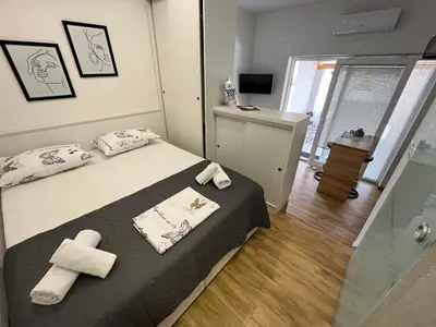 Krevet ili kreveti u jedinici u objektu Studio apartman Oliva
