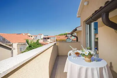 Balkon ili terasa u objektu Apartment and Rooms Mrkovic Top Lokacija i Parking