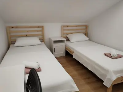 Krevet ili kreveti u jedinici u objektu Apartman Doris, Šibenik