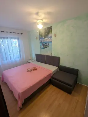 Krevet ili kreveti u jedinici u objektu Apartments Magnolija 50m from beach