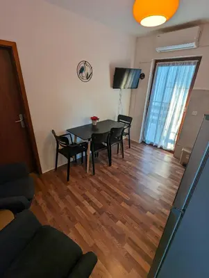 TV i/ili zabavni centar u objektu Apartments Magnolija 50m from beach