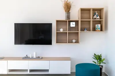 TV i/ili zabavni centar u objektu Katrya luxury villa