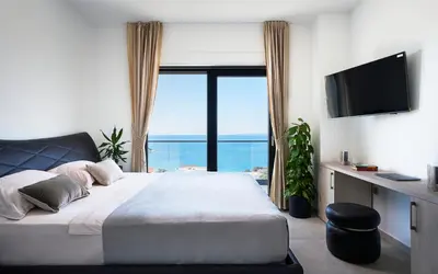 Krevet ili kreveti u jedinici u objektu Villa Infinity View