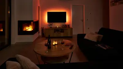 TV i/ili zabavni centar u objektu Villa Infinity View