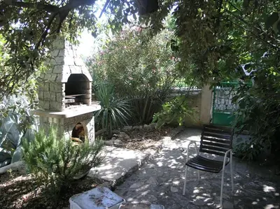 Vrt u objektu Beachfront House with garden and two terraces