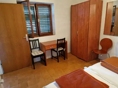 Krevet ili kreveti u jedinici u objektu Beachfront House with garden and two terraces