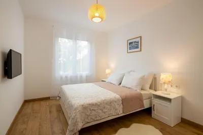 Krevet ili kreveti u jedinici u objektu Villa Mara with Private Pool near Šibenik
