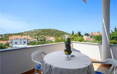 Balkon ili terasa u objektu 1 Bedroom Gorgeous Apartment In Murter
