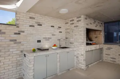Kuhinja ili čajna kuhinja u objektu Villa GRC