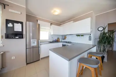 Kuhinja ili čajna kuhinja u objektu Apartman Sea View