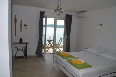 Krevet ili kreveti u jedinici u objektu Villa Danica Murter