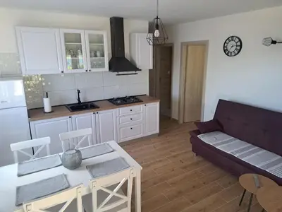 Kuhinja ili čajna kuhinja u objektu Robinson house Soline