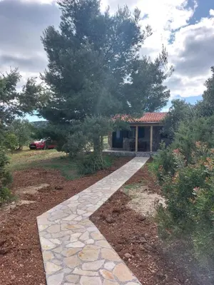 Vrt u objektu Robinson house Soline