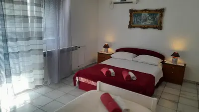Krevet ili kreveti u jedinici u objektu Apartmani Tomislav