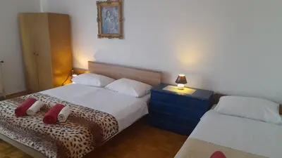 Krevet ili kreveti u jedinici u objektu Apartmani Tomislav