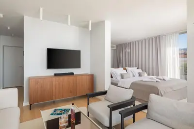 TV i/ili zabavni centar u objektu Villa Dream Pearl