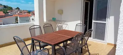 Balkon ili terasa u objektu Apartmani Alaga B