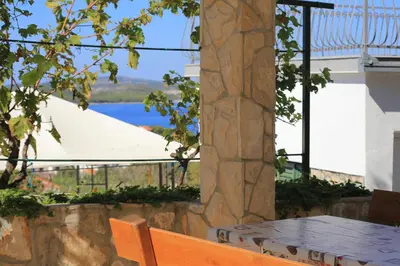 Balkon ili terasa u objektu Holiday house with a swimming pool Razanj, Rogoznica - 17904