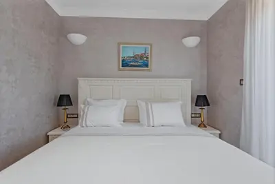 Krevet ili kreveti u jedinici u objektu Villa Carolus-Luxurious Dalmatia Villa